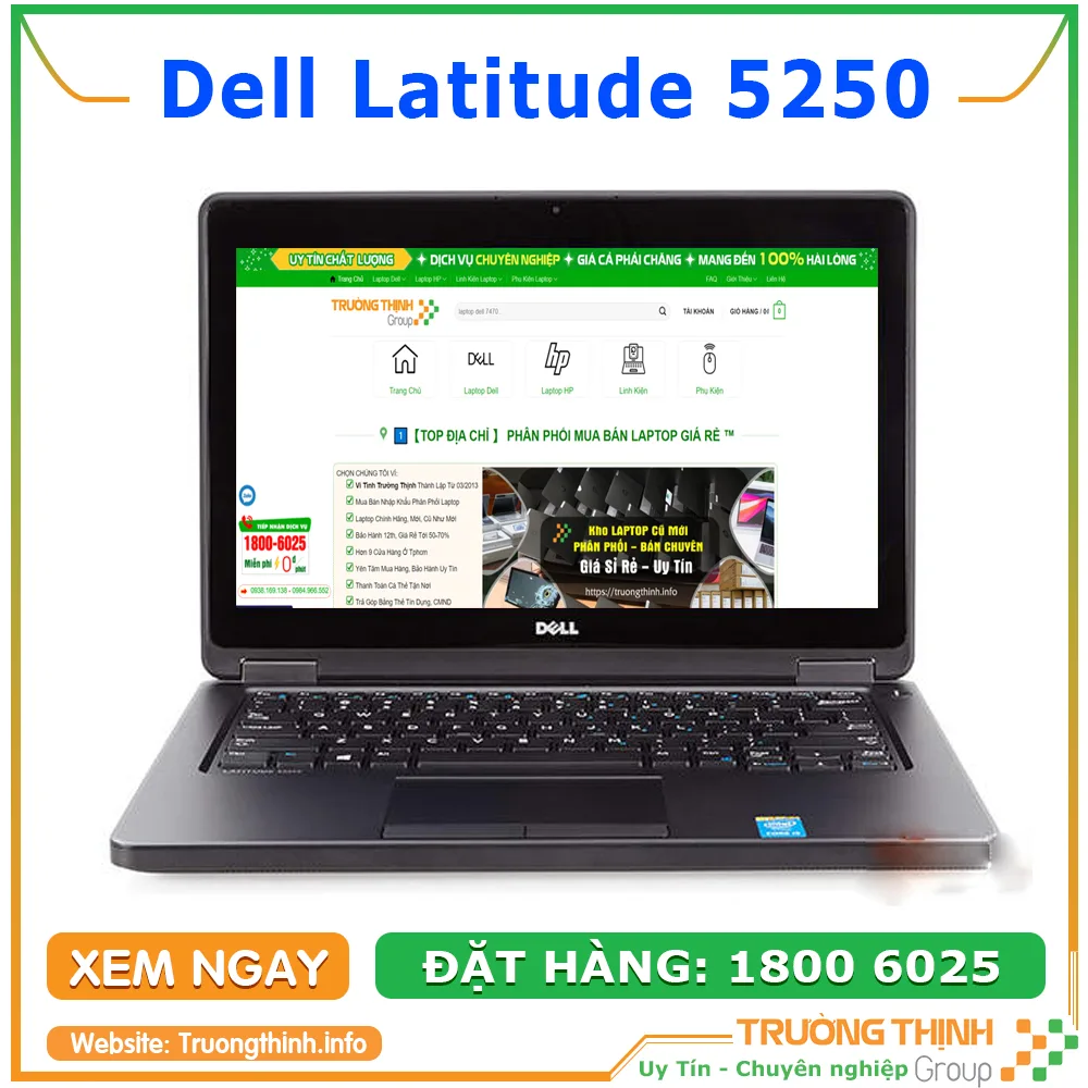 Laptop Dell Latitude 5250 Intel Core i7 Chính Hãng | Vi Tính Trường Thịnh