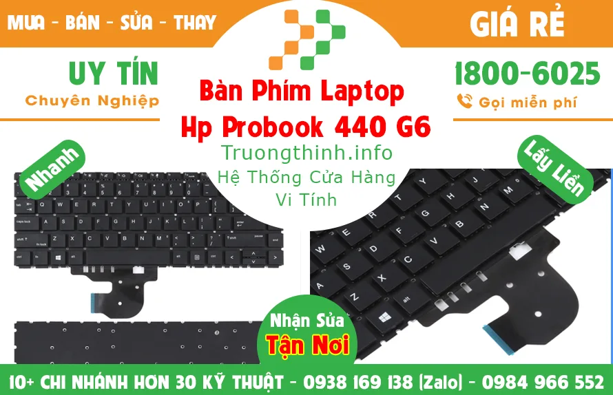 Mua Bán Sửa Thay Bàn Phím Laptop Hp probook 440 g6 Giá Rẻ | Vi Tính Trường Thịnh