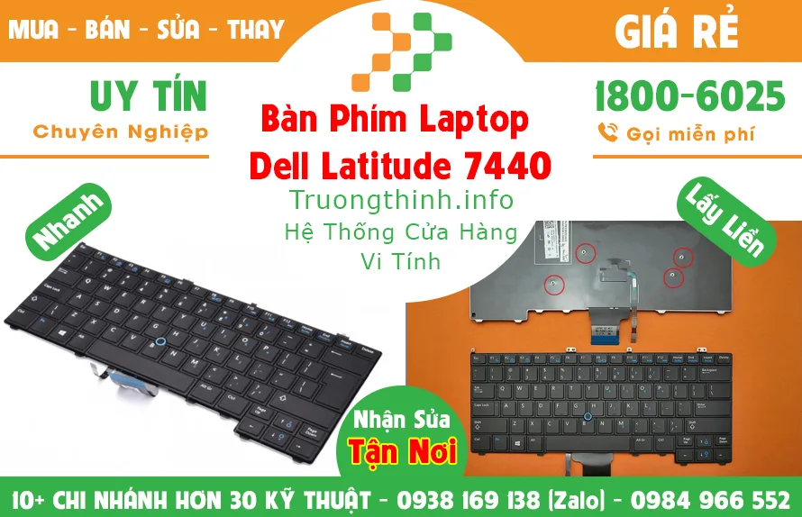 Bàn Phím Laptop Dell Precision 7440 Giá Rẻ | Vi Tính Trường Thịnh