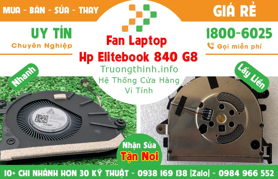 Quạt Laptop Hp Elitebook 840 G8 Giá Rẻ | Vi Tính Trường Thịnh