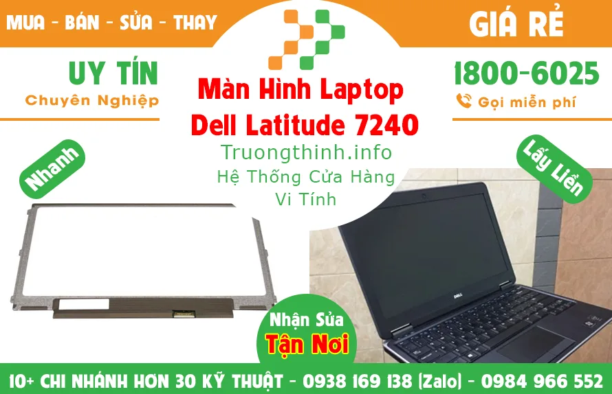 Màn Hình Laptop Dell Precision 7240 Giá Rẻ - Vi Tính Trường Trịnh