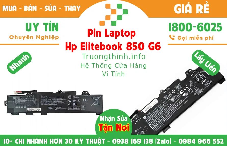 Mua Bán Sửa Thay Pin Laptop Hp Elitebook 850 G6 Giá Rẻ | Vi Tính Trường Thịnh