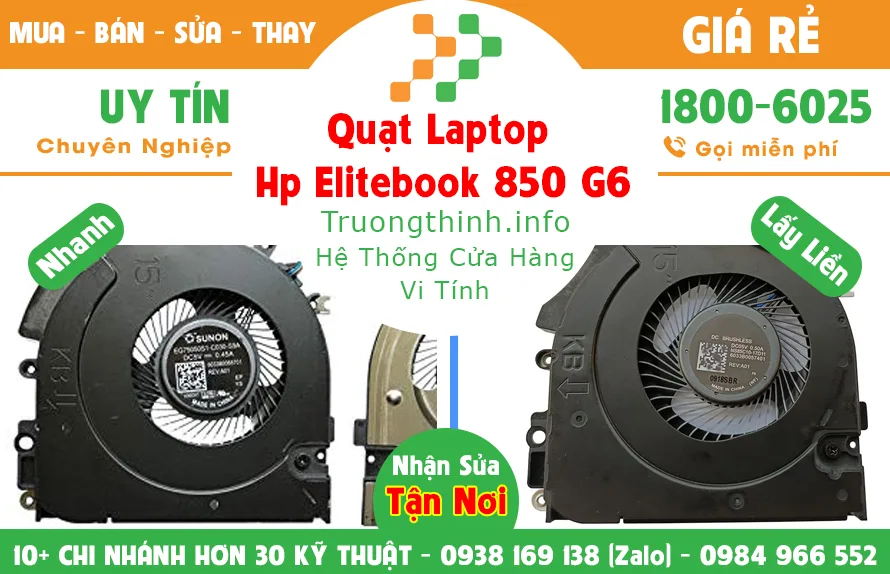 Quạt Laptop Hp Elitebook 850 G6 Giá Rẻ | Vi Tính Trường Thịnh