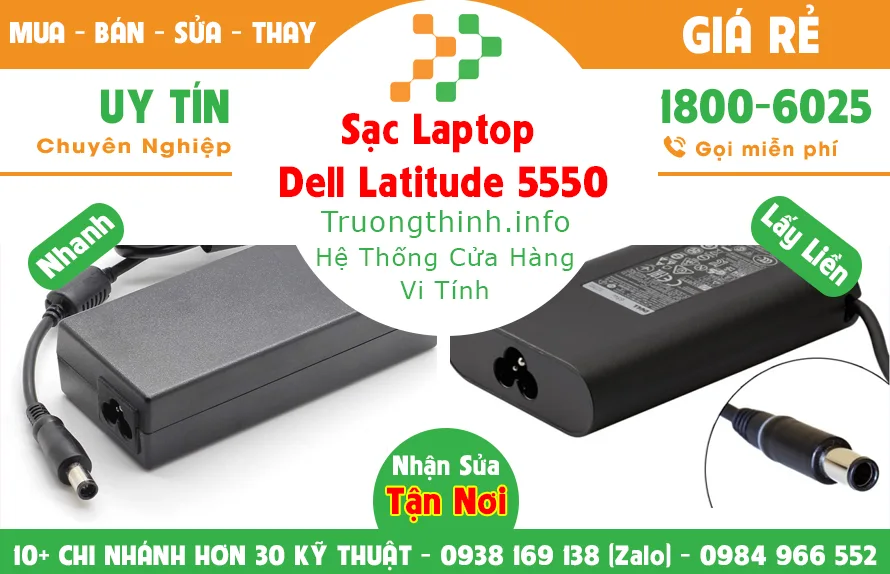 Sạc Laptop Dell Precision 5550 Giá Rẻ - Vi Tính Trường Thịnh