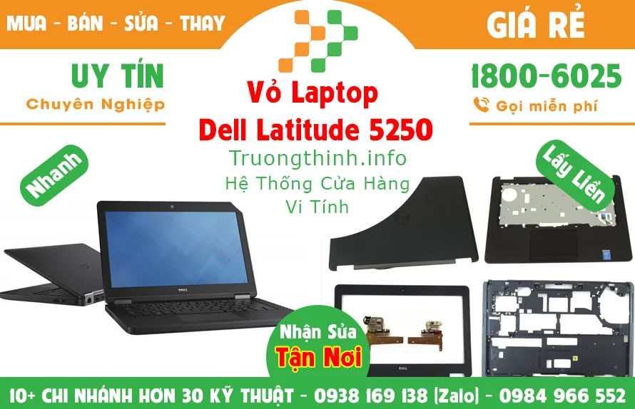 Vỏ Laptop Dell Latitude 5250 Giá Rẻ | Vi Tính Trường Thịnh