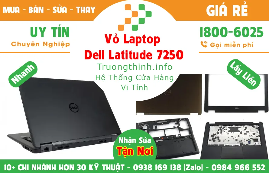 Vỏ Laptop Dell Latitude 7250 Giá Rẻ | Vi Tính Trường Thịnh