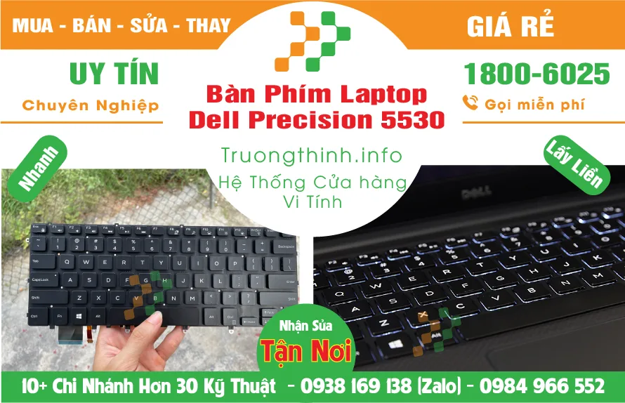 Bàn Phím Laptop Dell Precision 5530 Giá Rẻ | Vi Tính Trường Thịnh