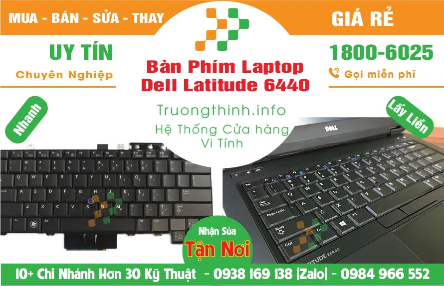 Bàn Phím Laptop Dell Latitude 6440 | Vi Tính Trường Thịnh