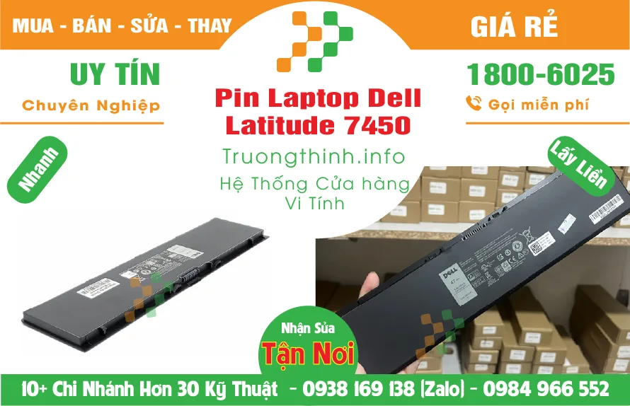 Mua Bán Sửa Thay Pin Laptop Dell Latitude 7450