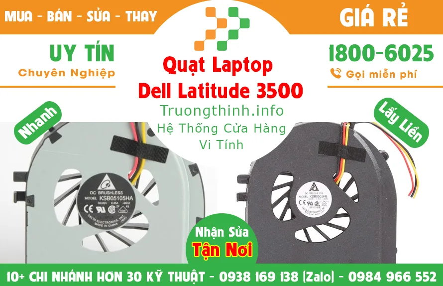 Quạt Laptop Dell Latitude 3500 Giá Rẻ | Vi Tính Trường Thịnh