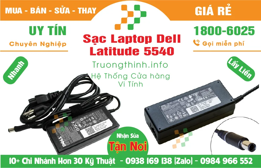 Sạc Laptop Dell Latitude 5540 - Vi Tính Trường Thịnh