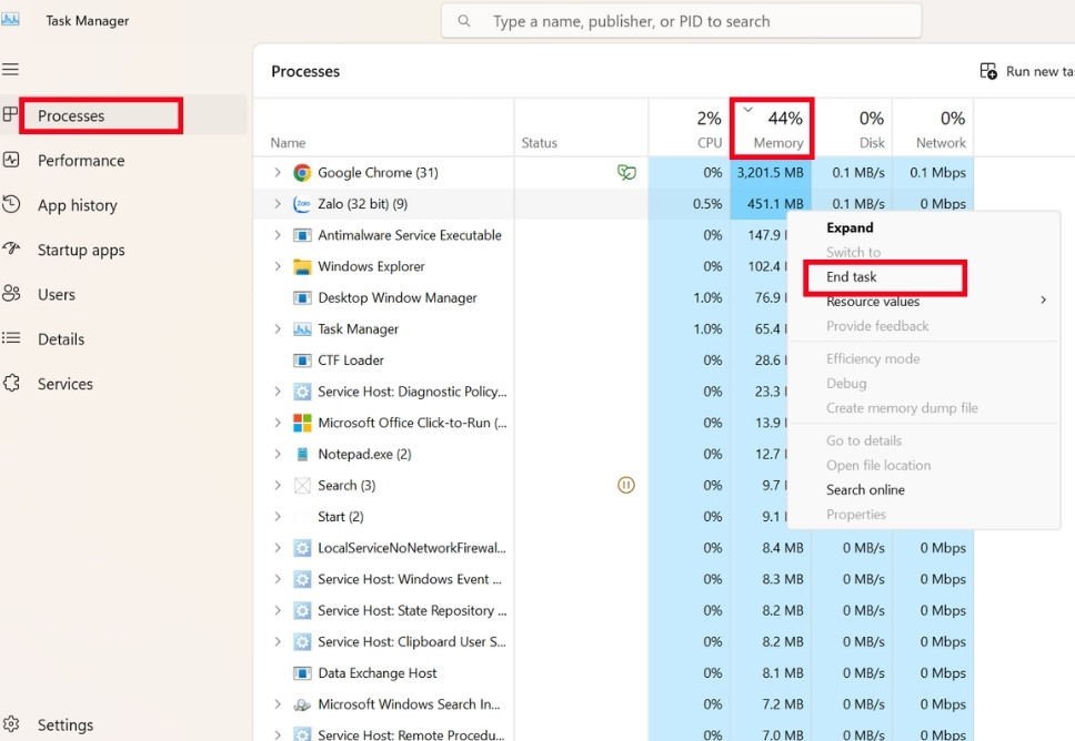 RAM Bị Quá Tải Khiến Máy Chậm? 5 Cách Tự Khắc Phục Nhanh Chóng